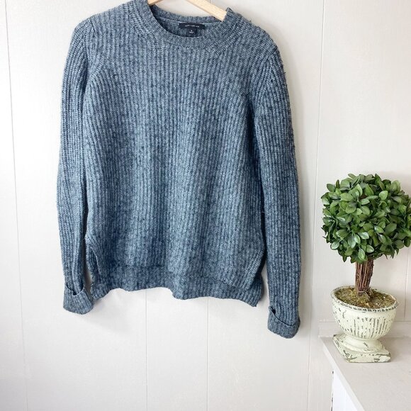 Ann Taylor Sweaters - Ann Taylor Gray Knit Crew Neck Pullover Sweater Size Small